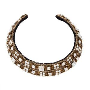 Rebecca De Ravenel Carmen Crystal Collar Necklace